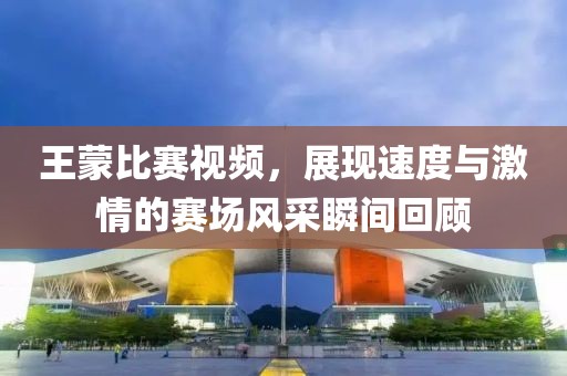 王蒙比赛视频，展现速度与激情的赛场风采瞬间回顾