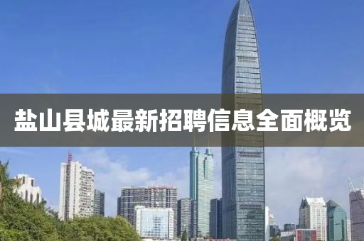 盐山县城最新招聘信息全面概览