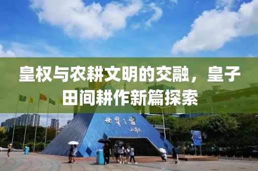 皇权与农耕文明的交融，皇子田间耕作新篇探索