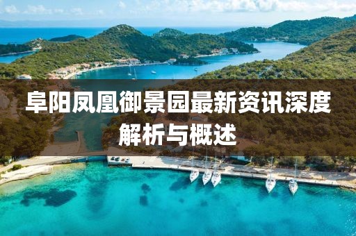 阜阳凤凰御景园最新资讯深度解析与概述