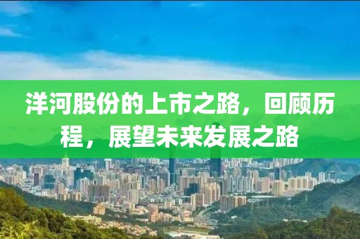 洋河股份的上市之路，回顾历程，展望未来发展之路