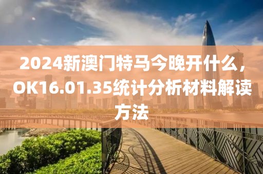 2024新澳门特马今晚开什么，OK16.01.35统计分析材料解读方法