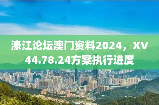 濠江论坛澳门资料2024，XV44.78.24方案执行进度