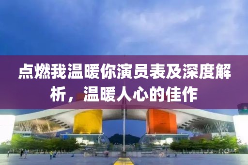 点燃我温暖你演员表及深度解析，温暖人心的佳作
