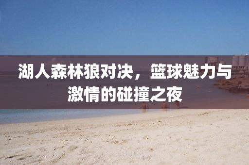 湖人森林狼对决，篮球魅力与激情的碰撞之夜
