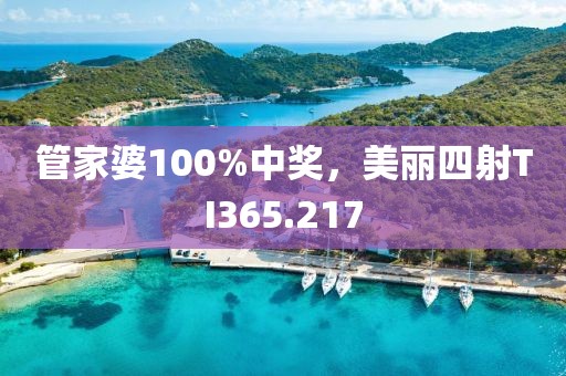 管家婆100%中奖，美丽四射TI365.217