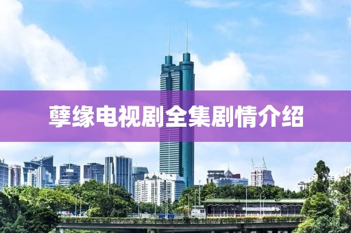 孽缘电视剧全集剧情介绍