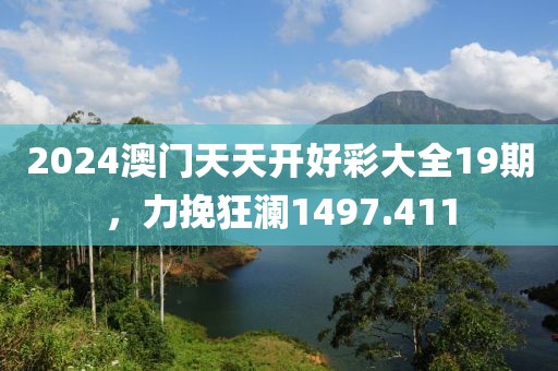 2024澳门天天开好彩大全19期，力挽狂澜1497.411