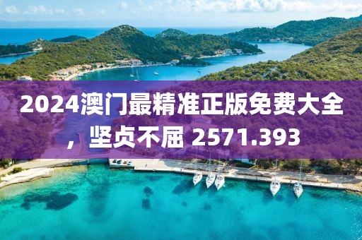 2024澳门最精准正版免费大全，坚贞不屈 2571.393