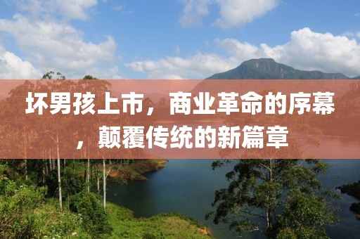 坏男孩上市，商业革命的序幕，颠覆传统的新篇章