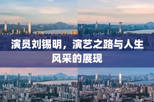 演员刘锡明，演艺之路与人生风采的展现