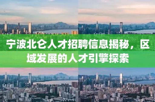 宁波北仑人才招聘信息揭秘，区域发展的人才引擎探索