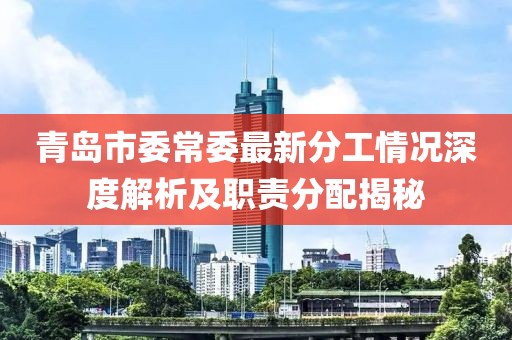 青岛市委常委最新分工情况深度解析及职责分配揭秘