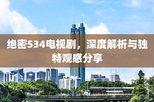 绝密534电视剧，深度解析与独特观感分享