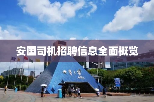 安国司机招聘信息全面概览
