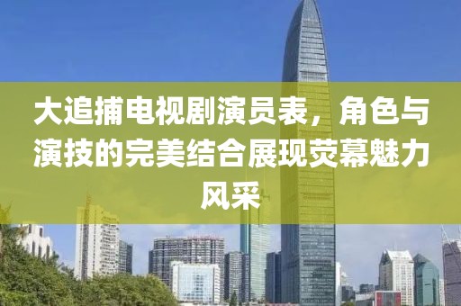 大追捕电视剧演员表，角色与演技的完美结合展现荧幕魅力风采