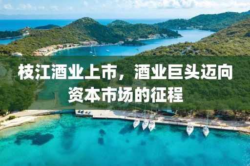 枝江酒业上市，酒业巨头迈向资本市场的征程