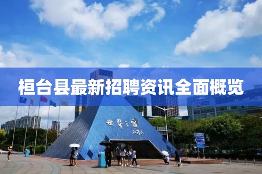 桓台县最新招聘资讯全面概览