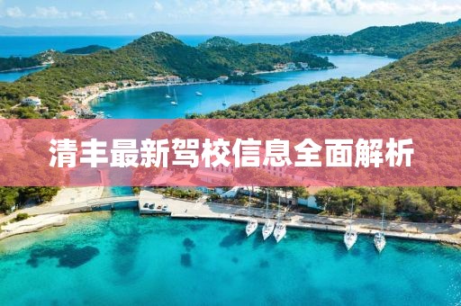 清丰最新驾校信息全面解析